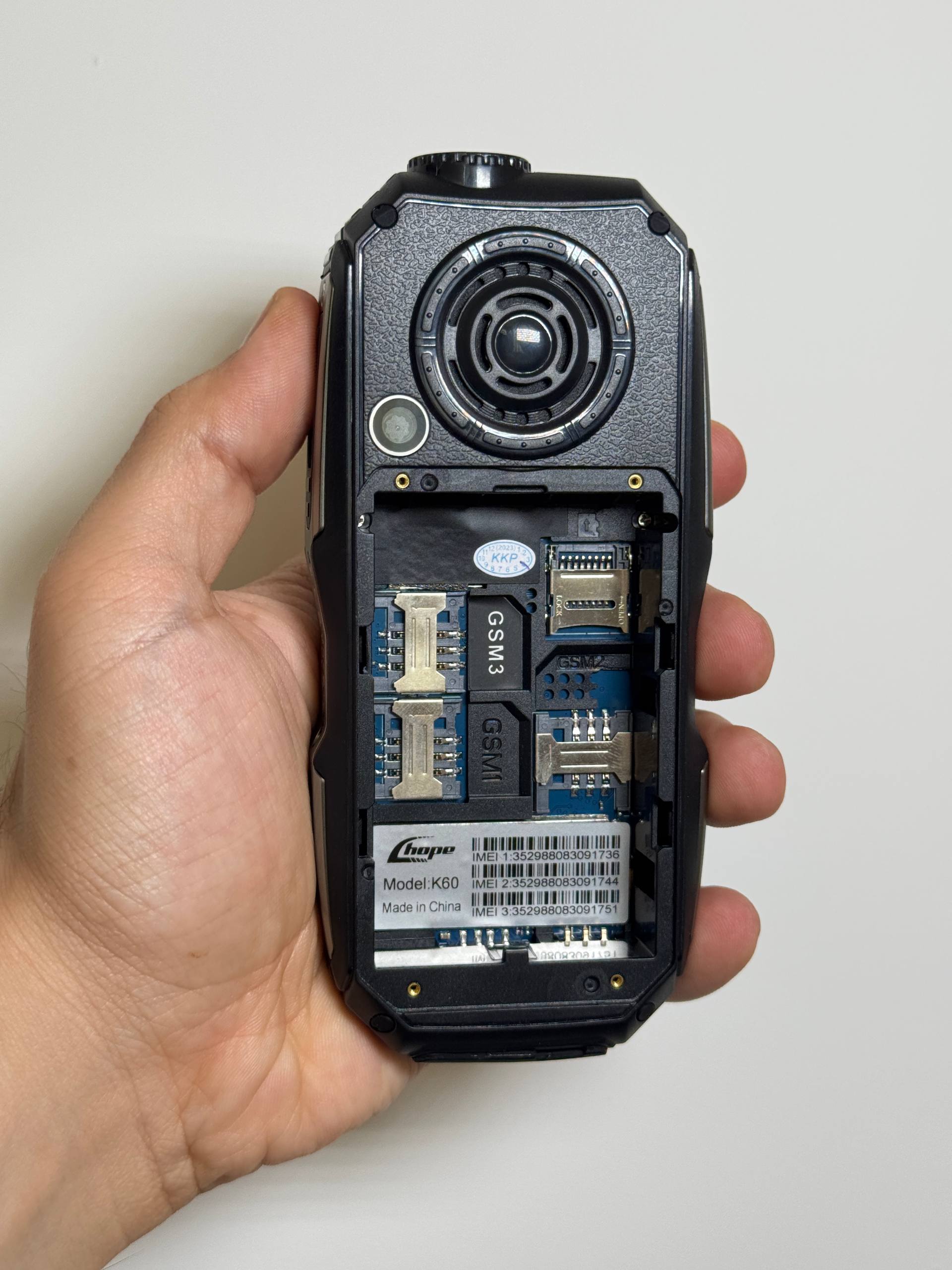 گوشی سه سیم کارت hope K60 - تصویر 3